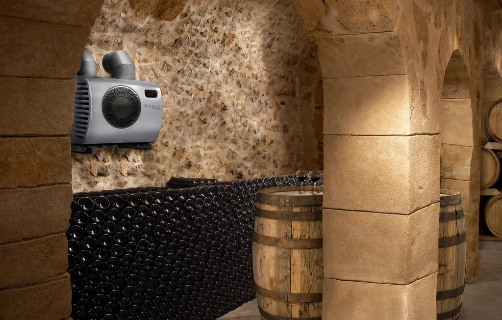 Climatisation de cave à vin voutée en Charentes - CDH Caves à vin