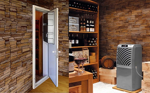 Portes climatisées et équipements techniques - CDH Caves à vin - Bordeaux